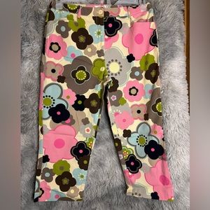 Talbots petite floral capri pants